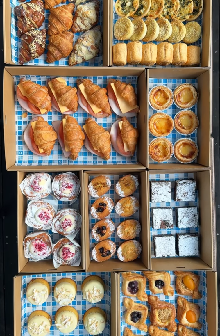 Corporate catering setup